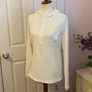 Athlete 1/4 Zip Jacket with Hood + Thumb Holes